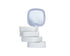 Rotating Jewelry Organizer with Mirror-White